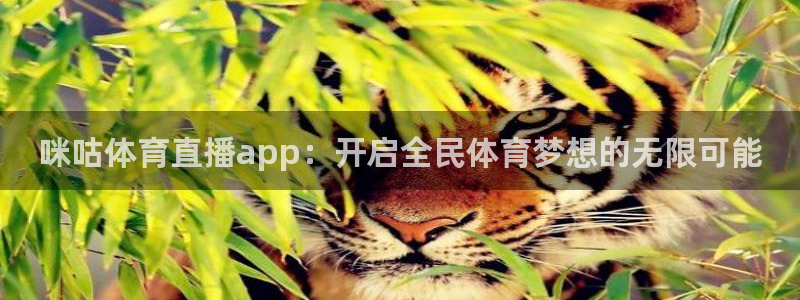 857体育赛事直播平台：咪咕体育直播app：开启全民体育梦想的无限可能